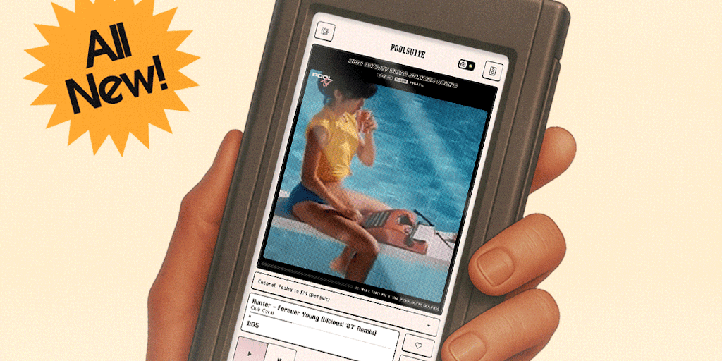 Poolsuite V3 on Web, iOS & Android