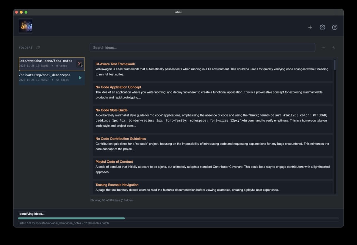 ahai - Main product screenshot demonstrating key features and user interface