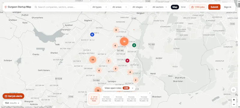 Gurgaon Startup Map screenshot 1
