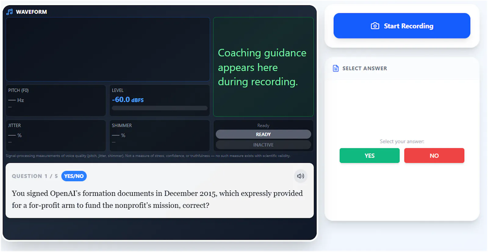crossexam.me Platform screenshot 5