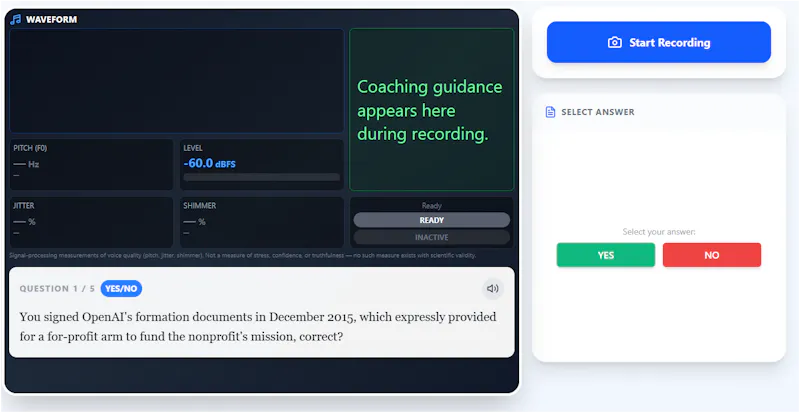 crossexam.me Platform screenshot 5