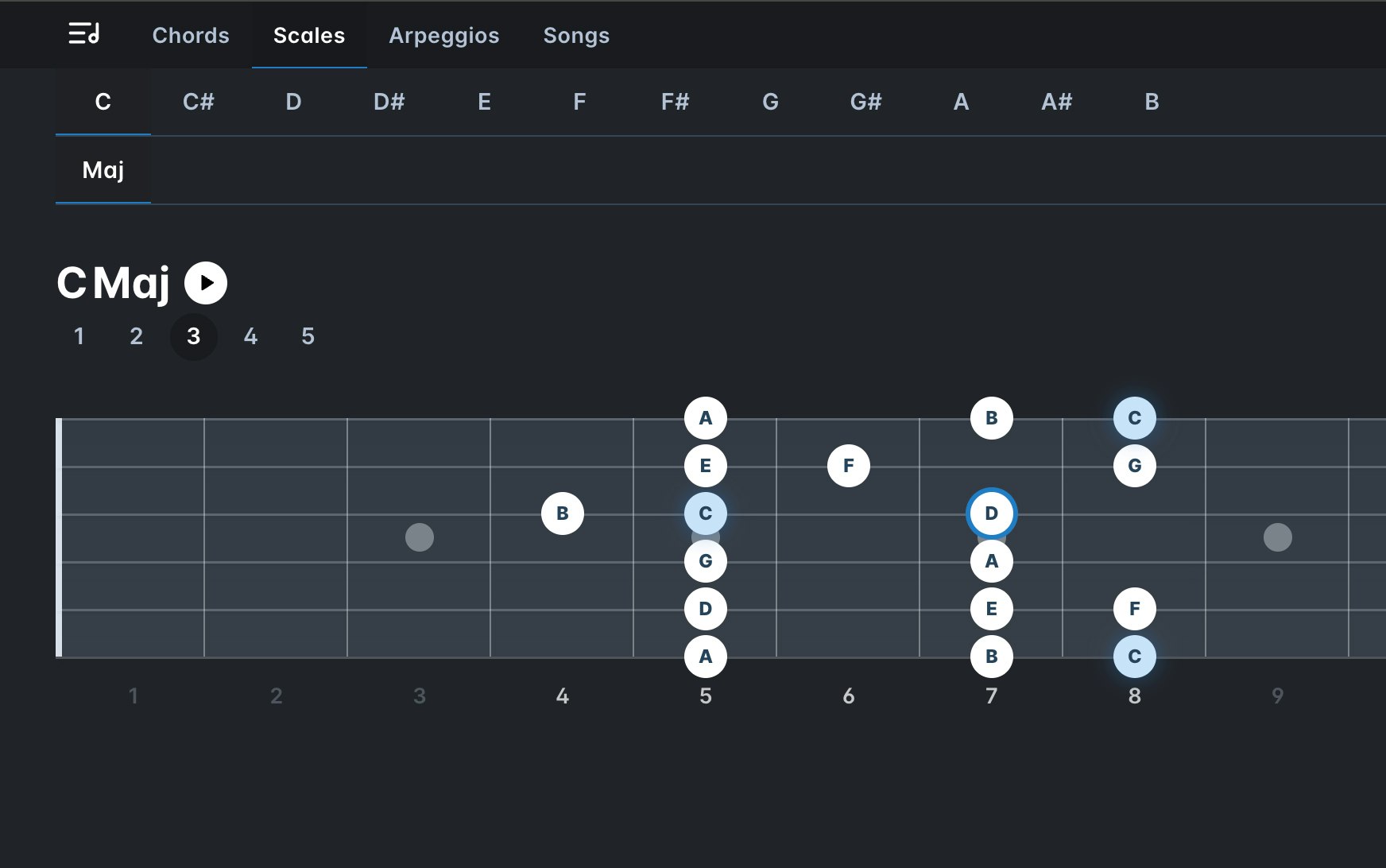 Mídia 3 de Todos os acordes de guitarra
