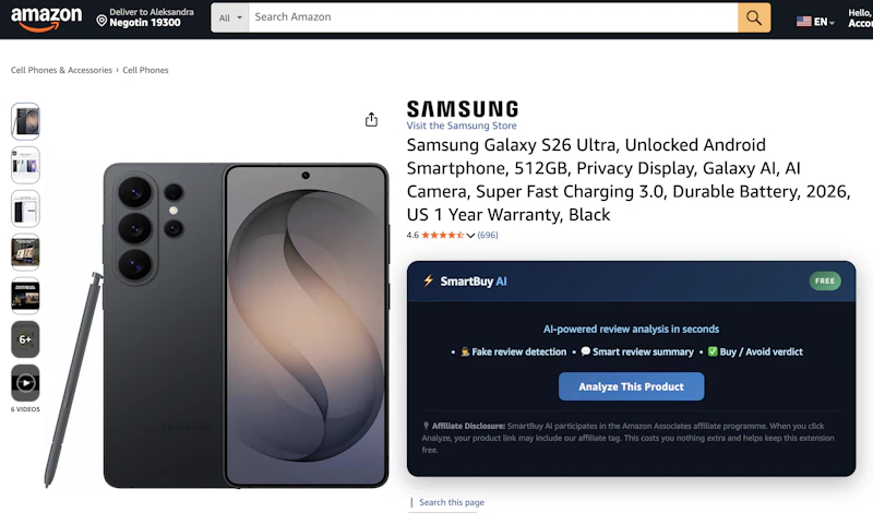 SmartBuy AI screenshot 2