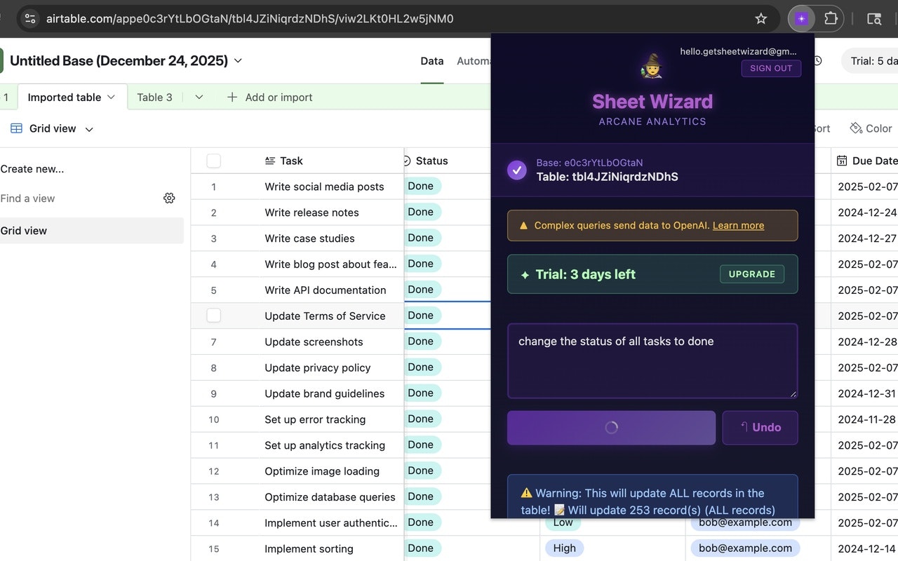 Sheet Wizard gallery image