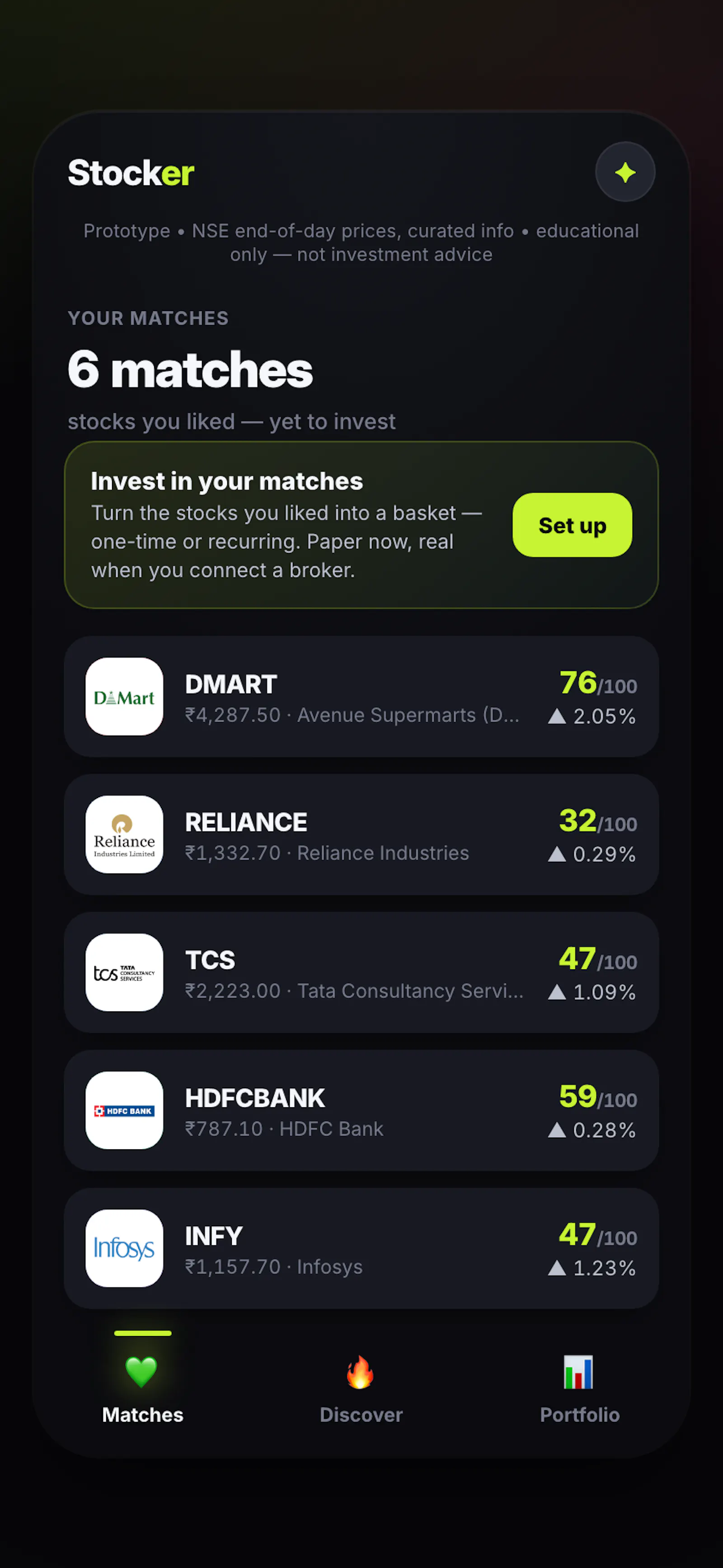 Stocker — Dating, but for stocks screenshot 6