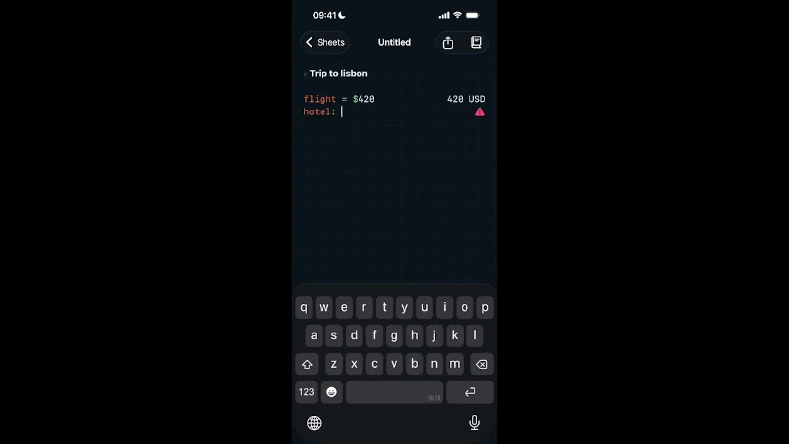 Sigma Notepad Calculator screenshot 1 (video preview)