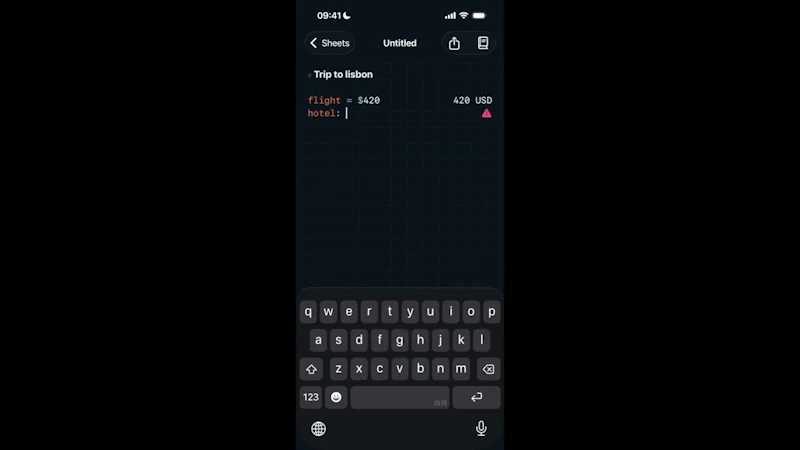 Sigma Notepad Calculator screenshot 1 (video preview)