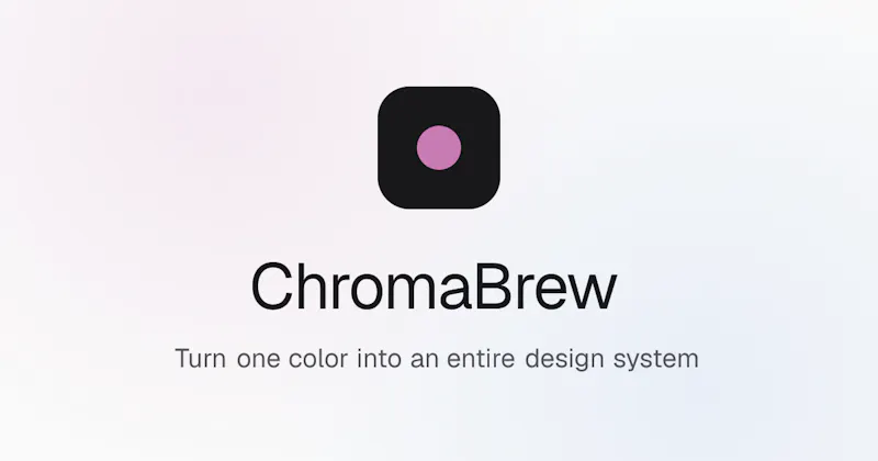 ChromaBrew — Free Design System Tool screenshot 1