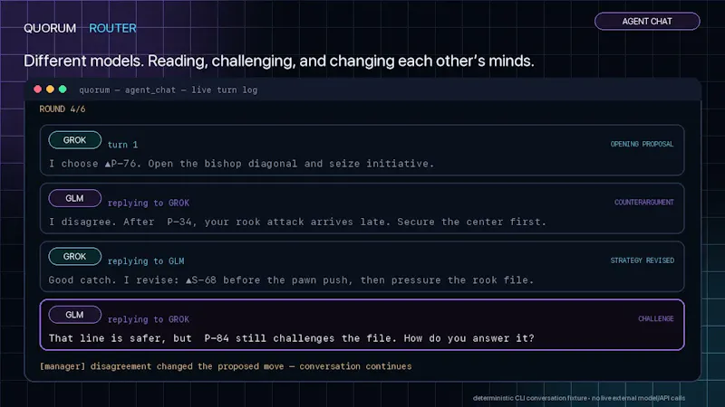 QuorumRouter screenshot 1 (video preview)