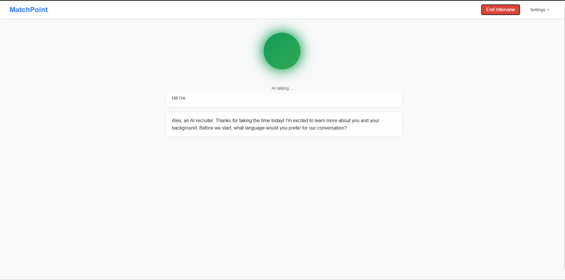 MatchPoint - AI Recruiting Platform - Screenshot 3 showing product features and functionality
