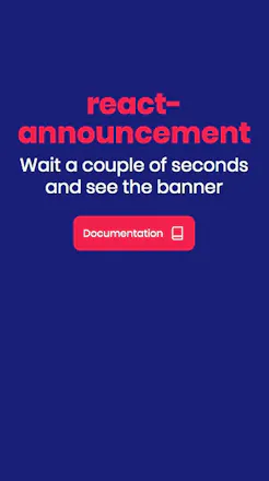 react-announcement gallery image