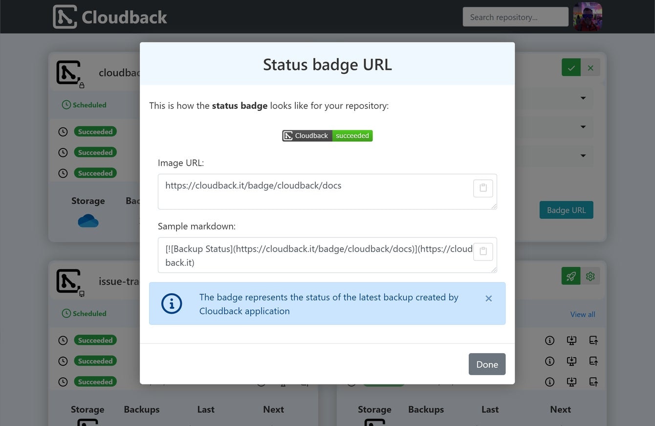 Cloudback gallery image