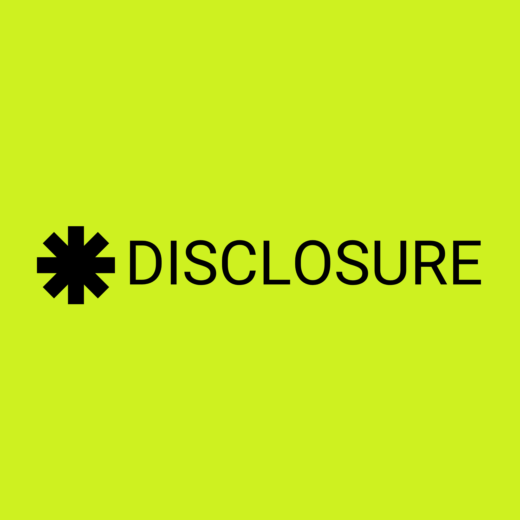 DISCLOSURE gallery image