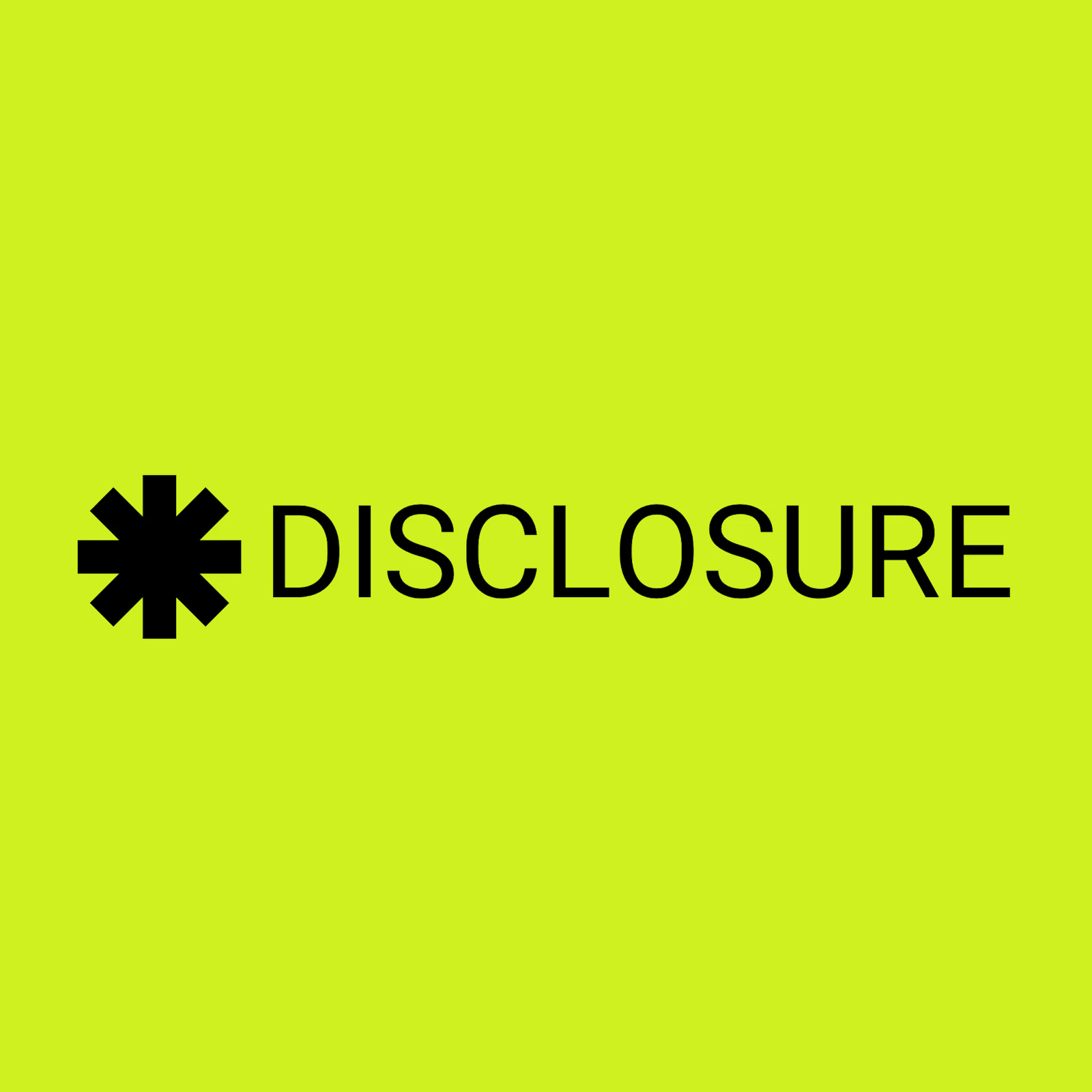 DISCLOSURE screenshot 1