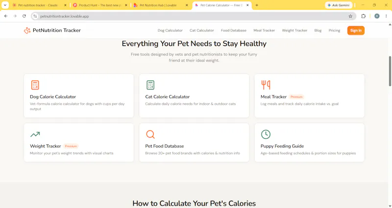 Pet Calorie Calculator screenshot 2