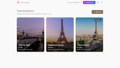 Travel Memory Studio gallery image