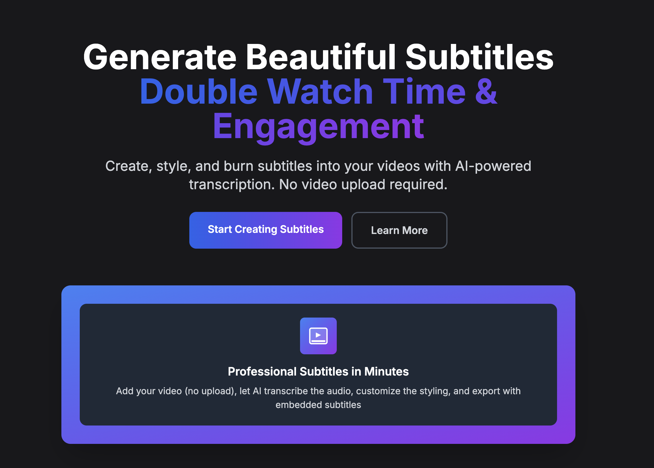 SubtitlesFast media 1