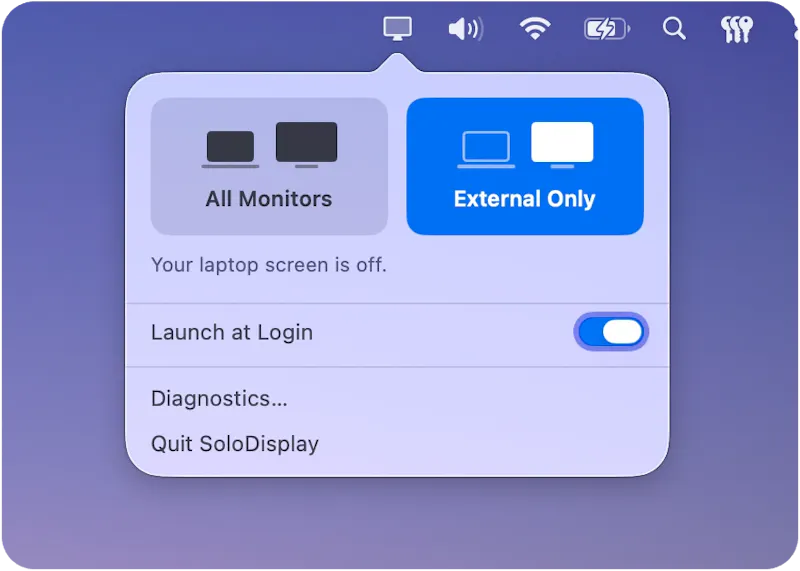 SoloDisplay  screenshot 2