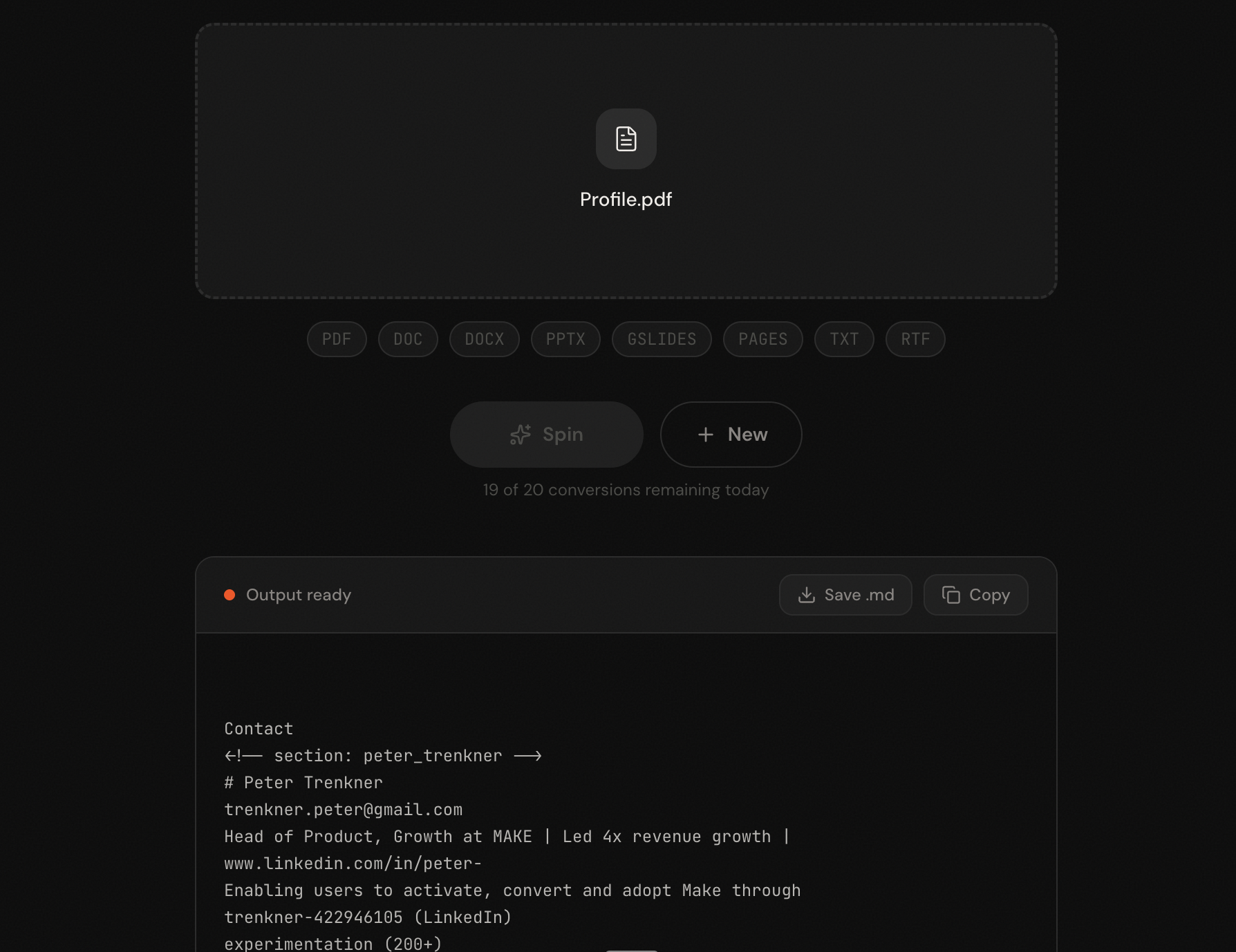 MDSpin gallery image