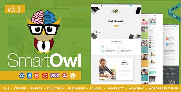 SmartOWL – LMS Education WordPress Theme media 1