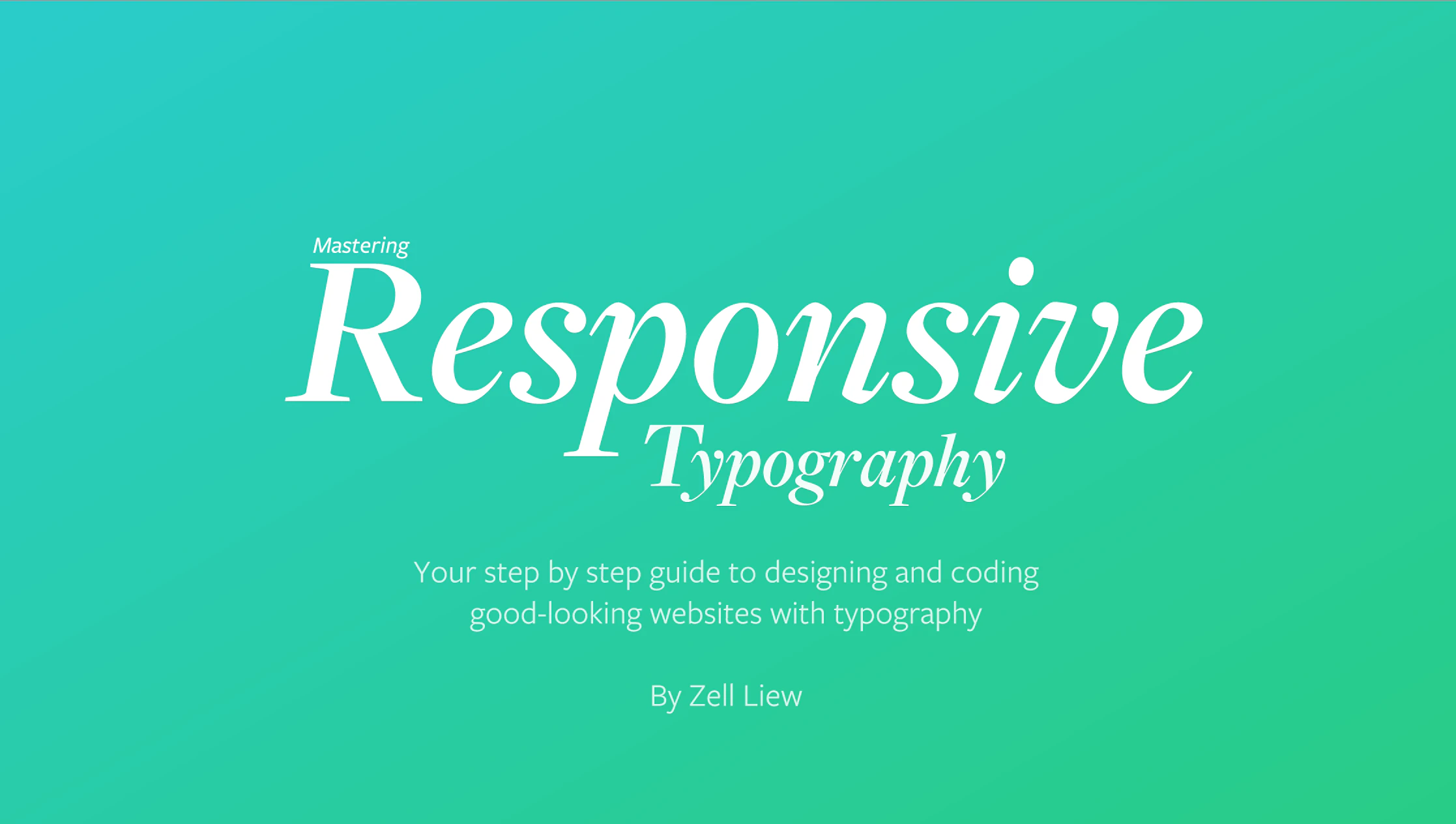 Mastering Responsive Typography