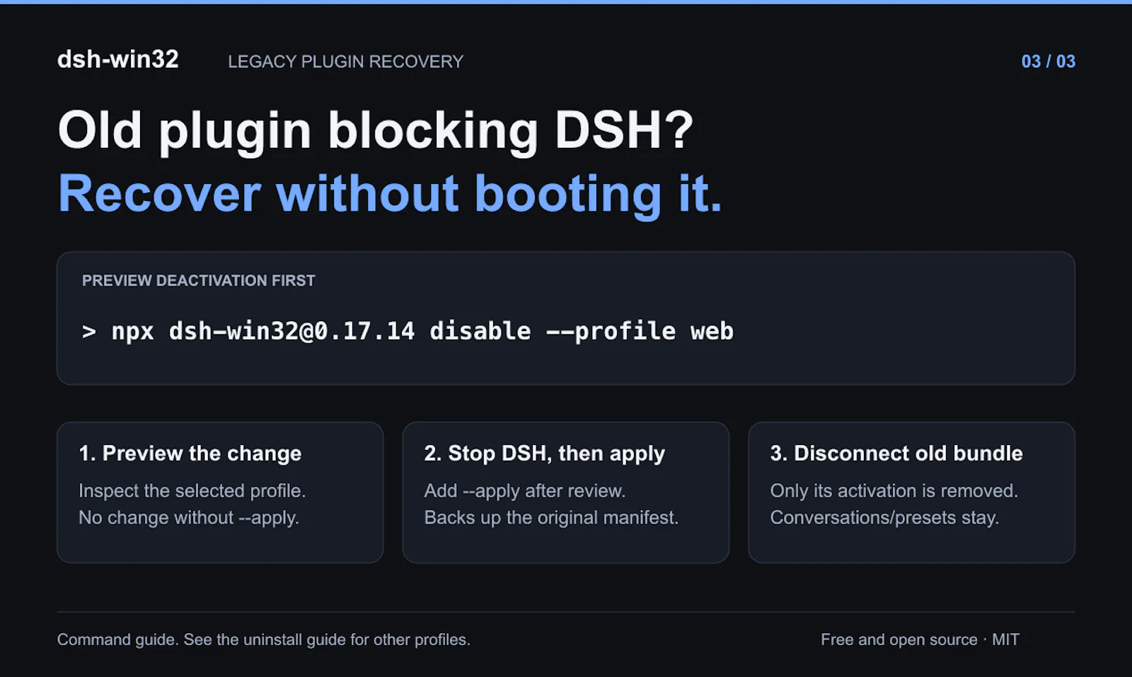 dsh-win32 screenshot 3