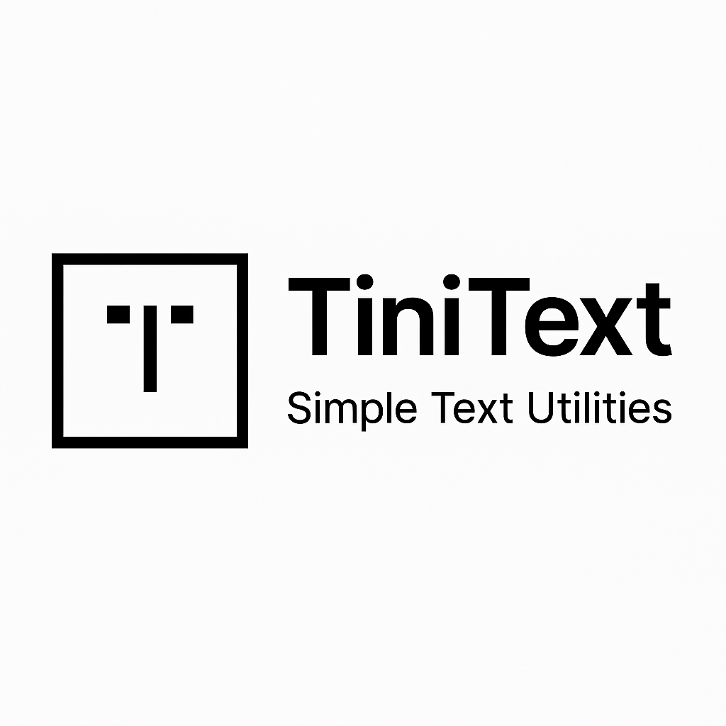TiniText - Main product screenshot demonstrating key features and user interface