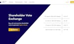 Shareholder Vote Exchange image