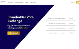 Shareholder Vote Exchange media 1