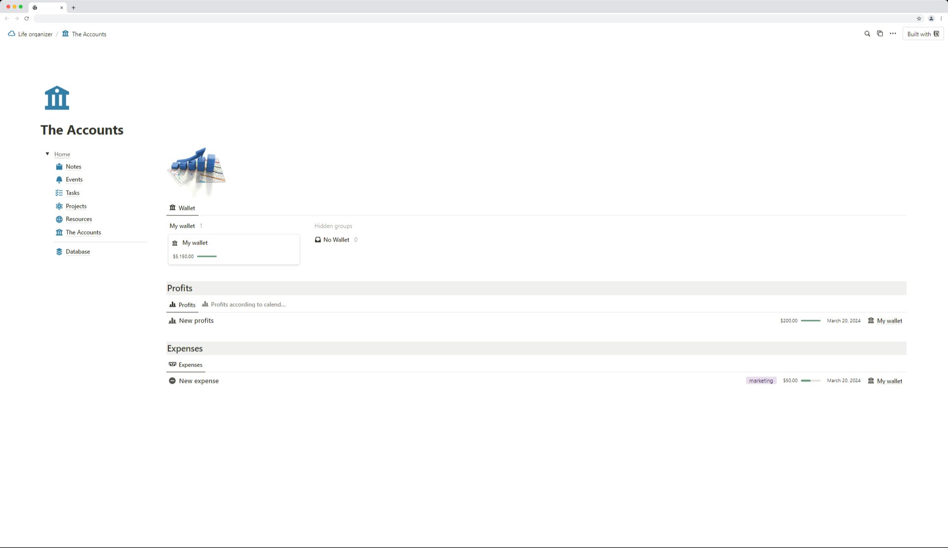 Life organizer gallery image