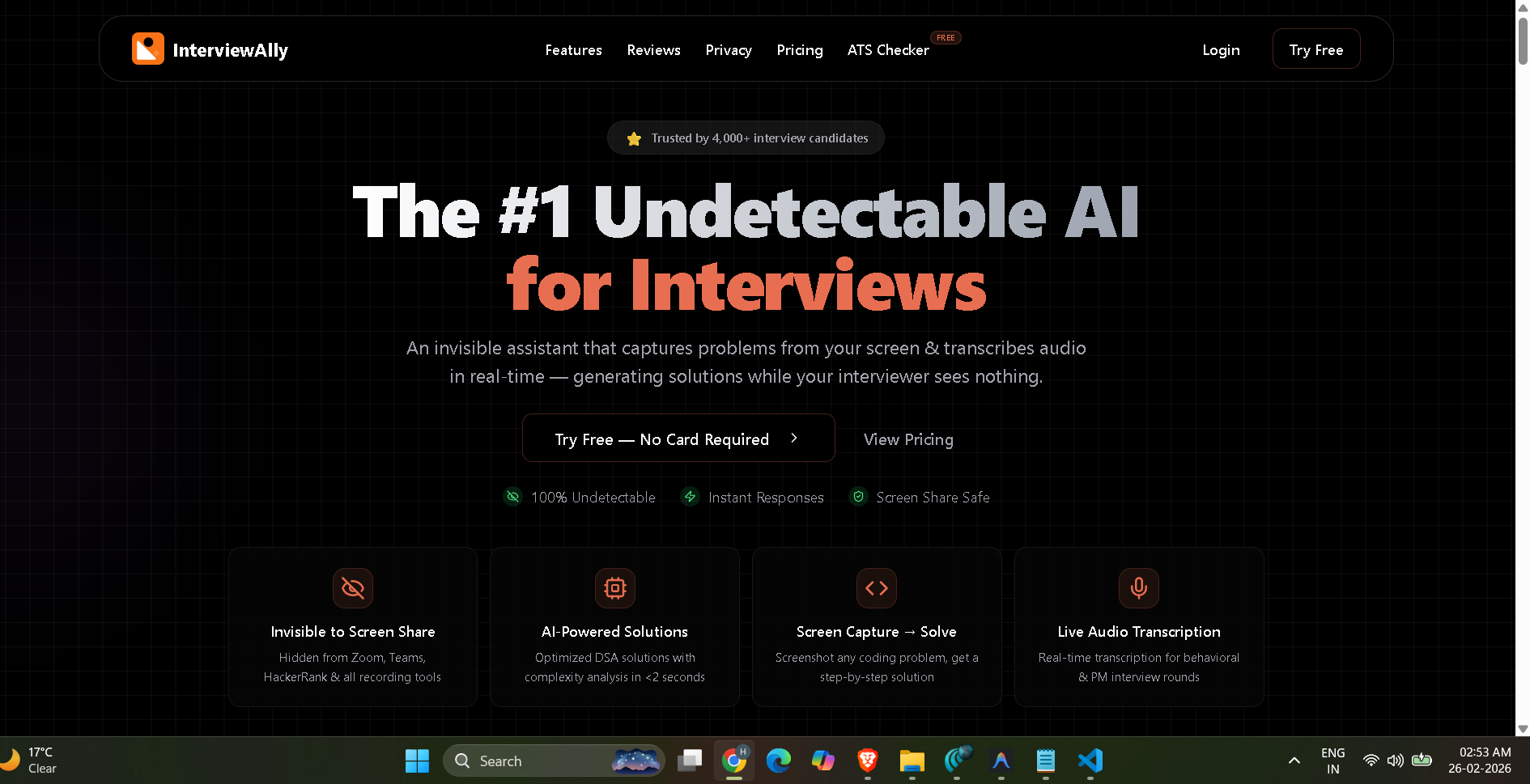 InterviewAlly - Product Hunt launch logo and brand identity