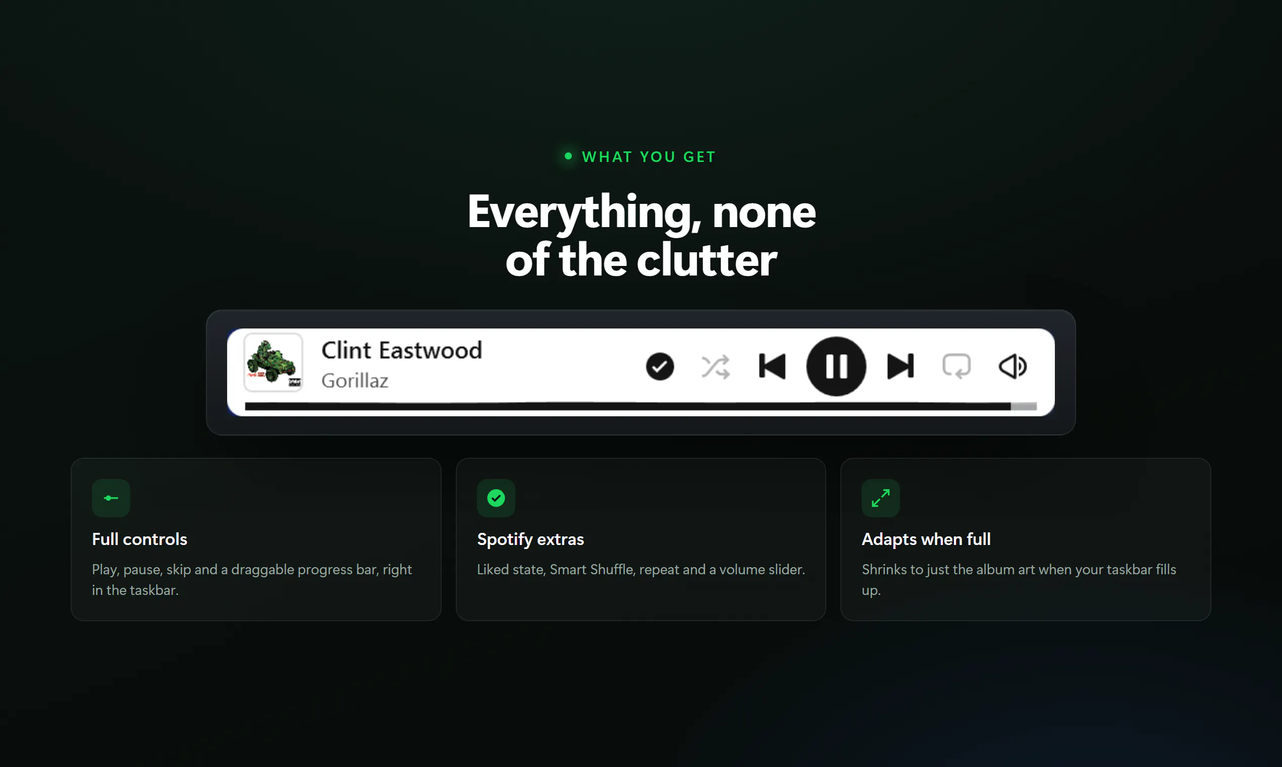 Now Playing - Taskbar Widget gallery image