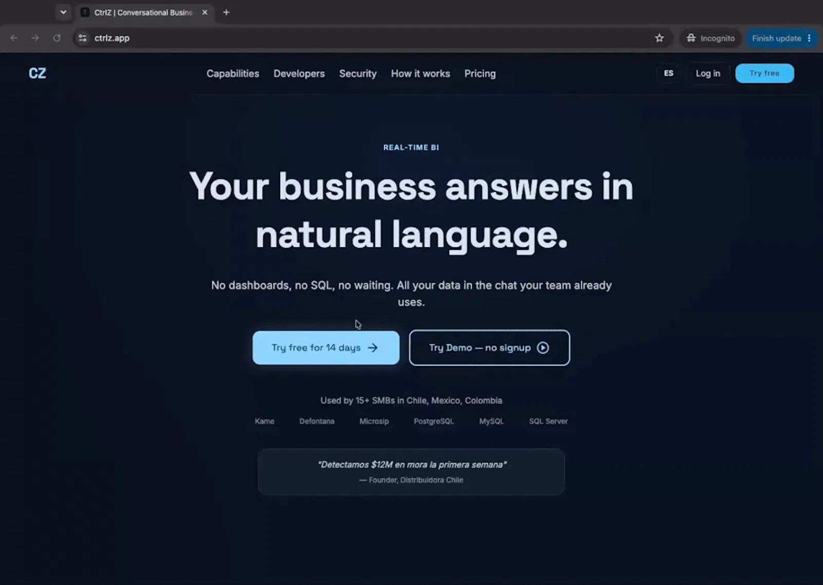 CtrlZ screenshot 1 (video preview)
