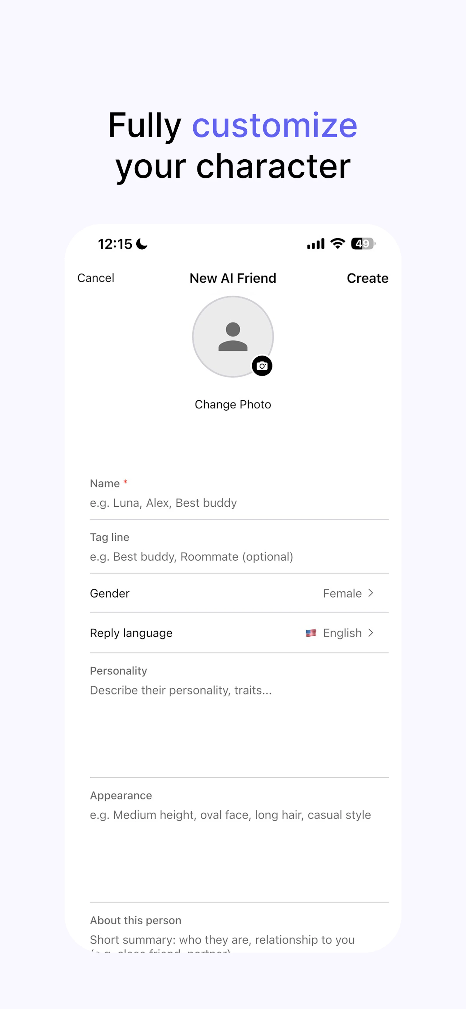 Chato - AI Chat Friends screenshot 5