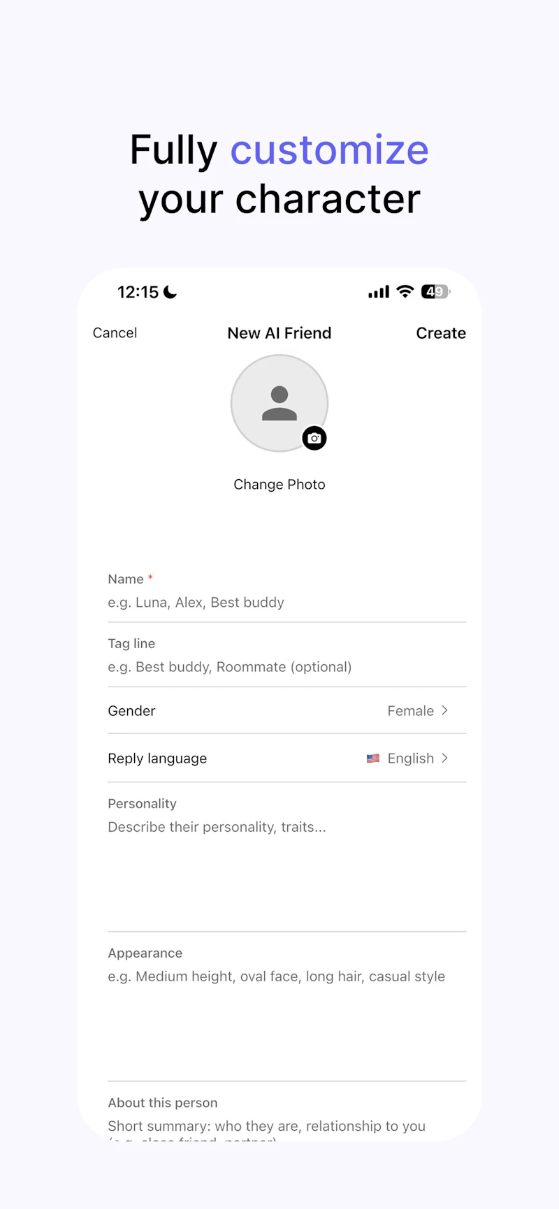 Chato - AI Chat Friends screenshot 5