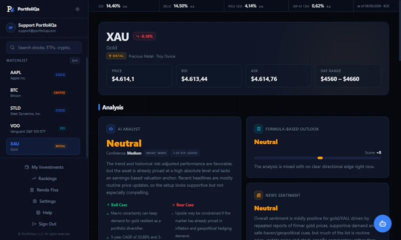 PortfoliQa screenshot 6
