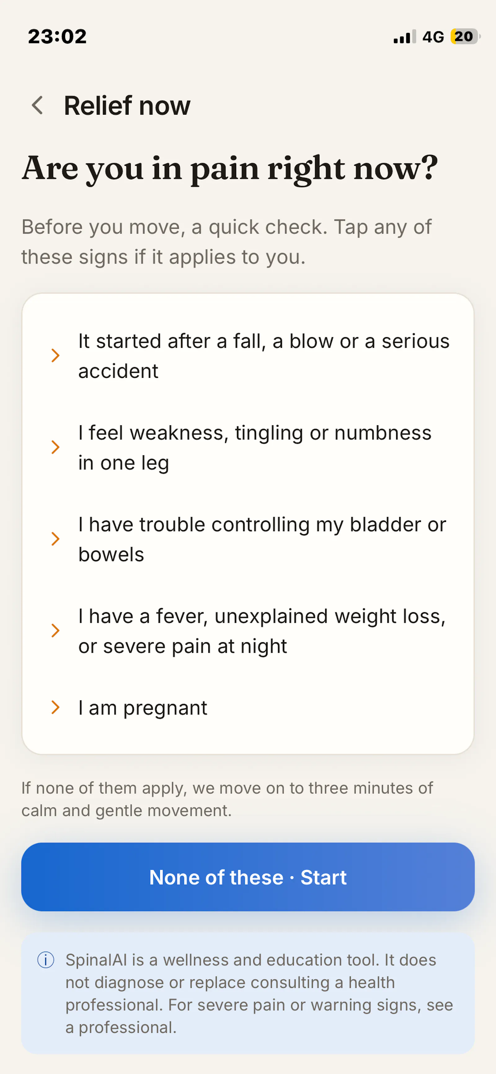 SpinalAI - Back Pain Relief screenshot 3
