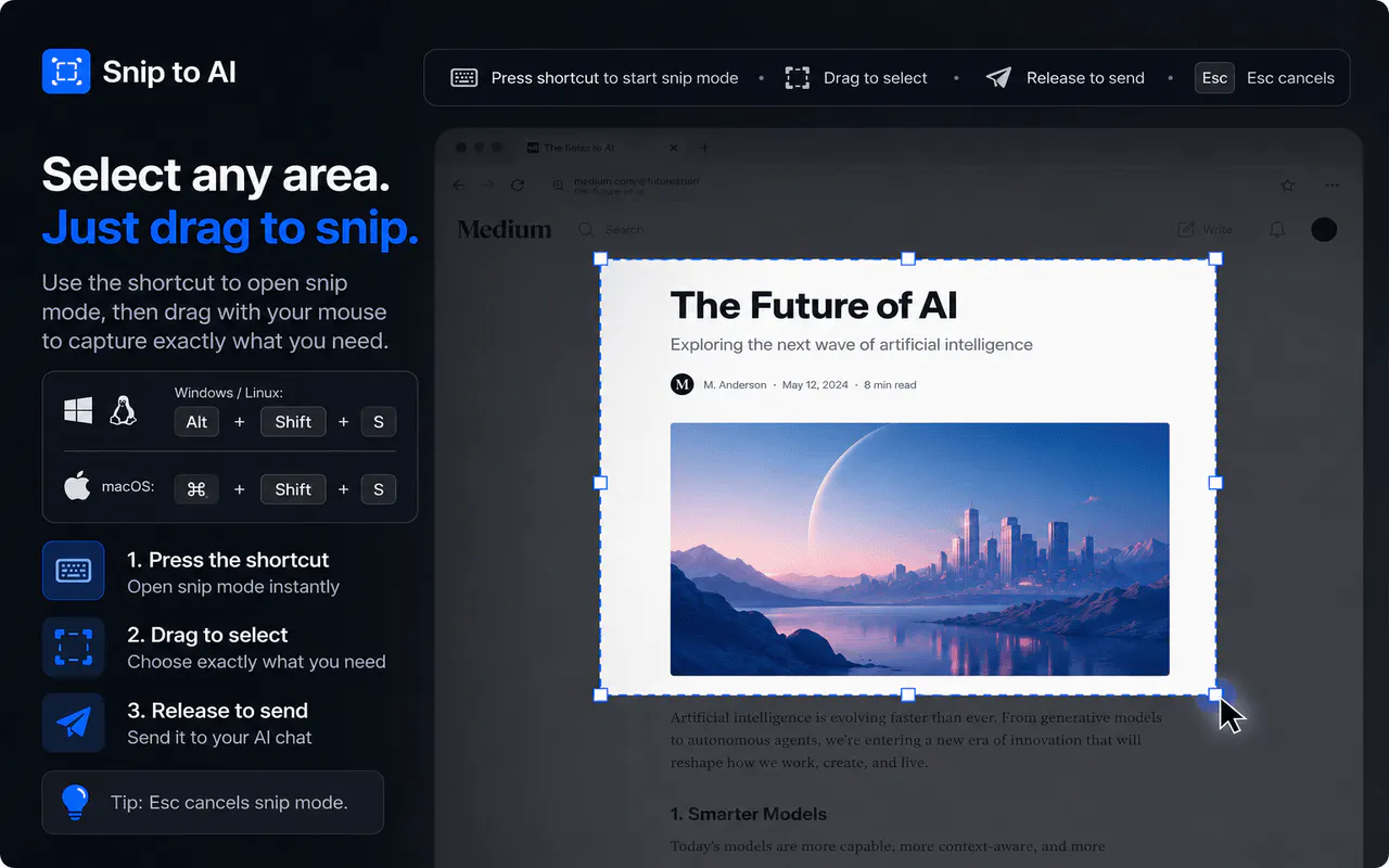 Snip to AI gallery image