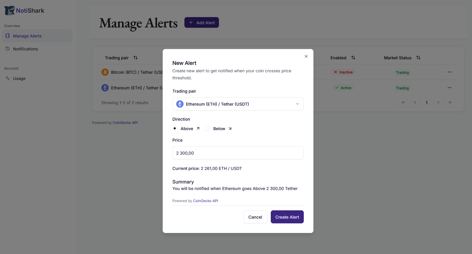 NotiShark gallery image