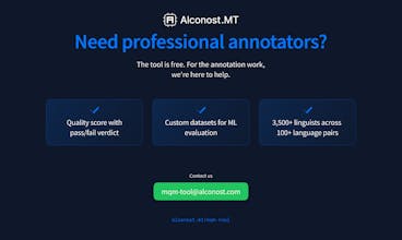 Alconost MQM Annotation Tool gallery image