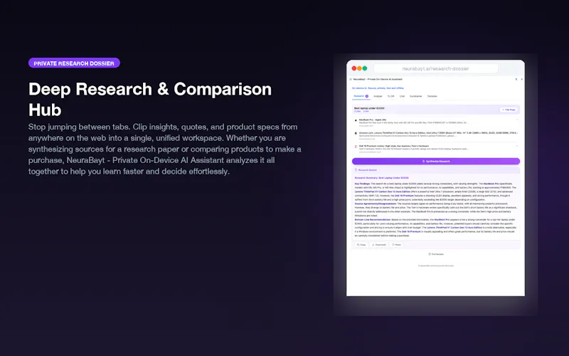 NeuraBayt Private On-Device AI Assistant screenshot 3