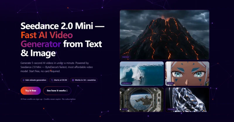 Seedance 2.0 mini screenshot 1