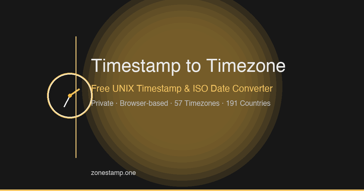 Timestamp to Timezone gallery image