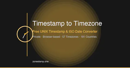 Timestamp to Timezone gallery image