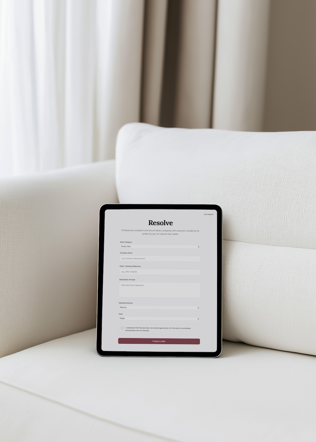 Resolve - Screenshot 3 showing product features and functionality