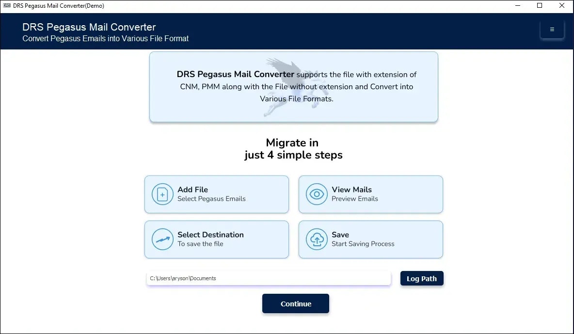 DRS Softech Pegasus Mail Converter 미디어 1
