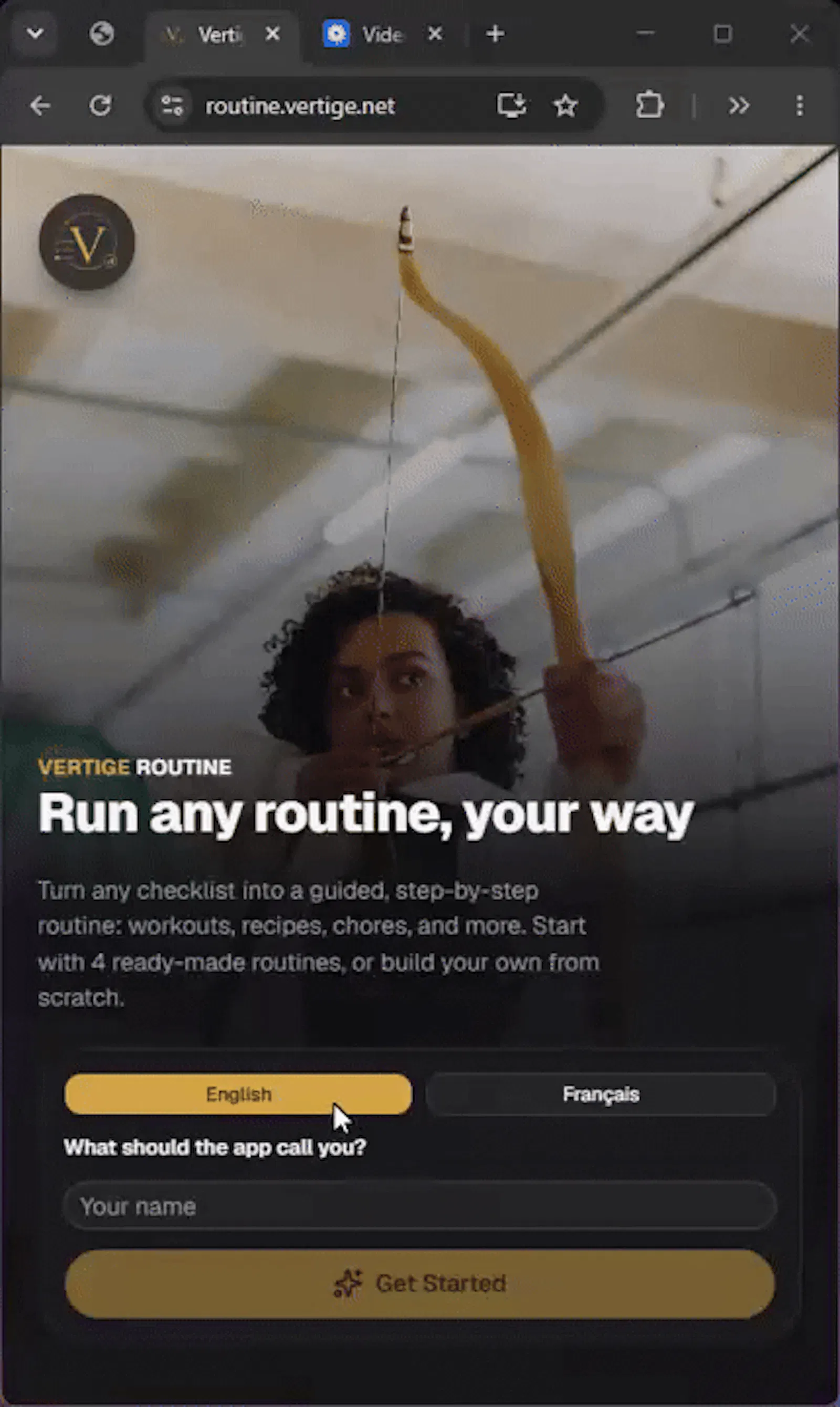 Vertige Routine screenshot 1 (video preview)