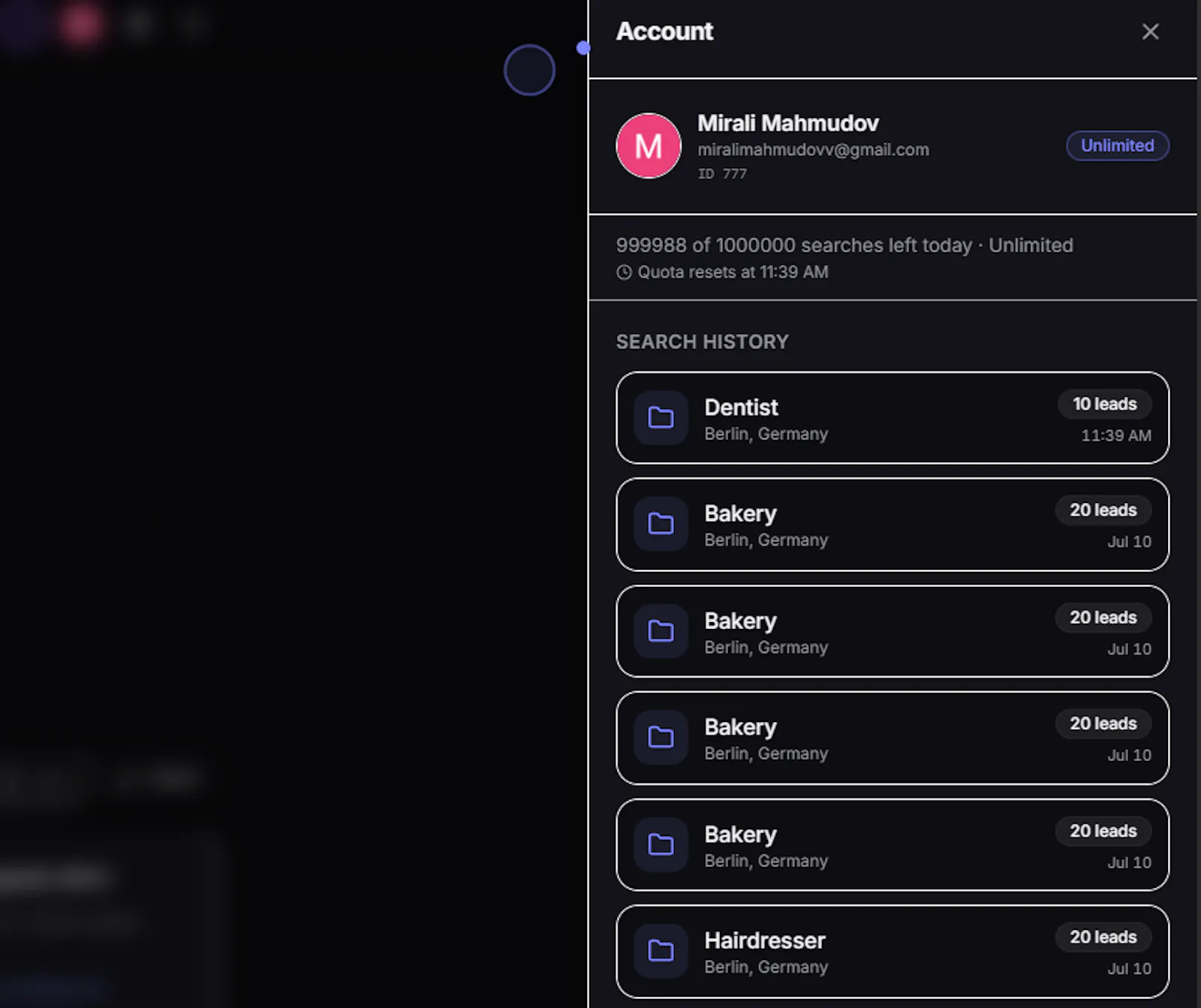 LeadSpawn — Business Leads in Seconds screenshot 6
