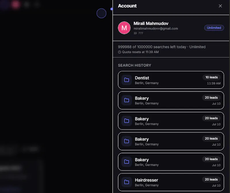 LeadSpawn — Business Leads in Seconds screenshot 6