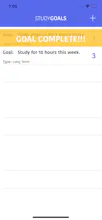 Study Goals App gallery image